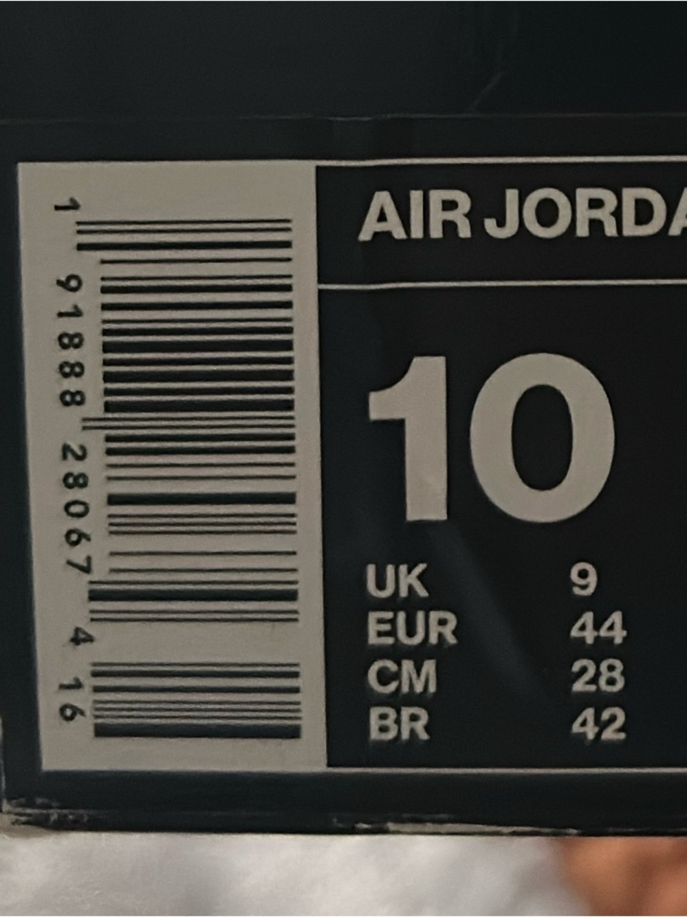 Jordan 19 Flint Grey size 10 DS - Picture 4 of 4